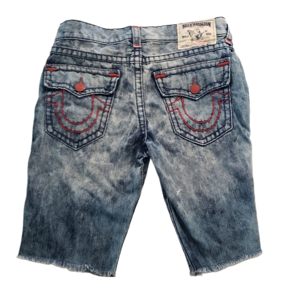 Vintage True Religon Red Stitch Ricky With Flap Shorts